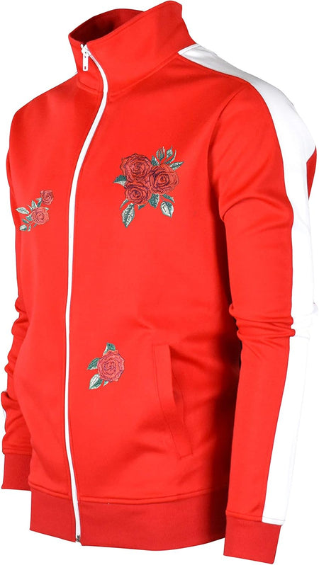 Mens Urban Hip Hop Premium Track Jacket - Slim Fit Side Taping Sportswear Urbanwear Streetwear Top