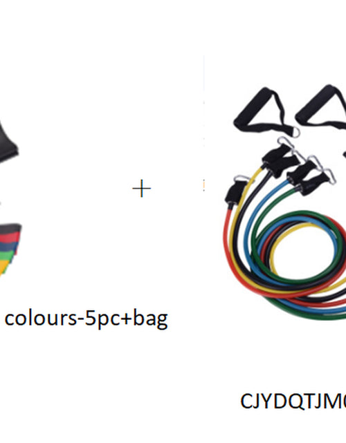 Load image into Gallery viewer, 5 Level Resistance Rubber Bands Yoga Training Elastic Bands
