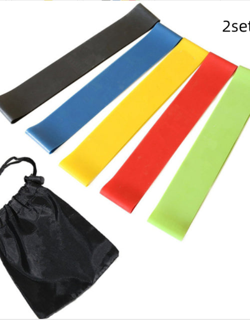 Load image into Gallery viewer, 5 Level Resistance Rubber Bands Yoga Training Elastic Bands
